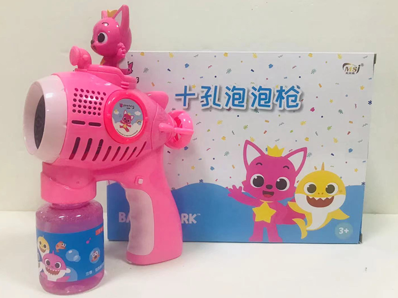 Pinkfong 10-Hole Bubble Gun