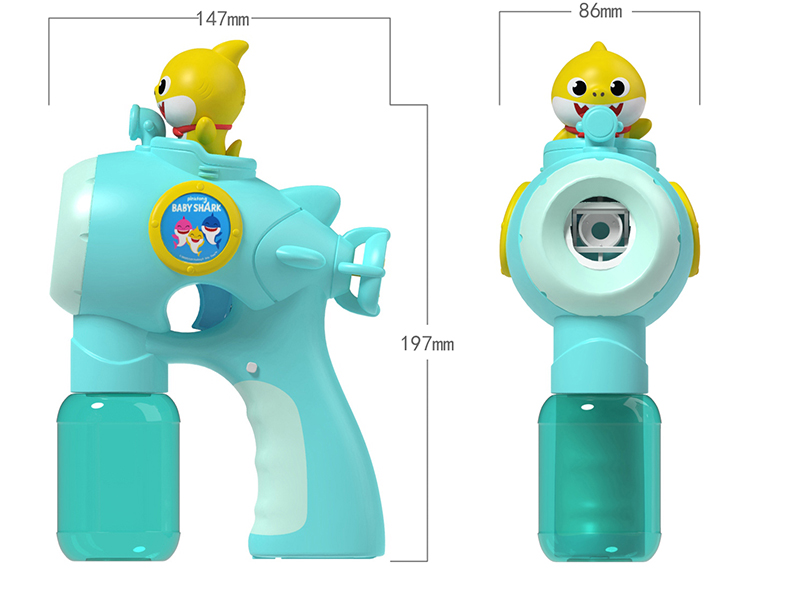 Baby Shark Automatic Bubble Gun