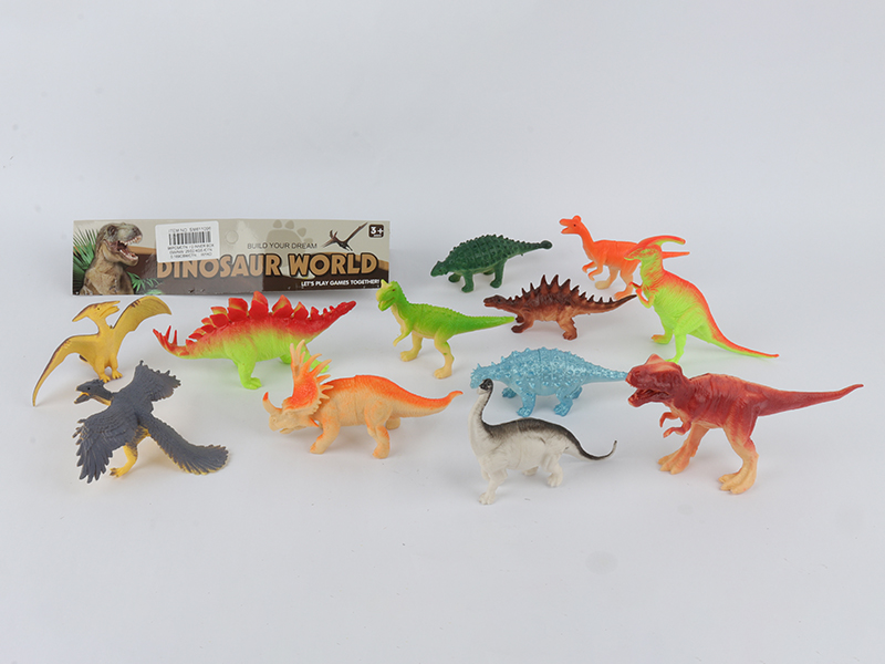 12pcs Dinosaurs Set