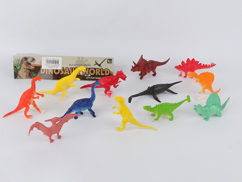 12pcs Dinosaurs Set