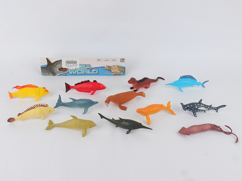 12pcs Sea Animals Set