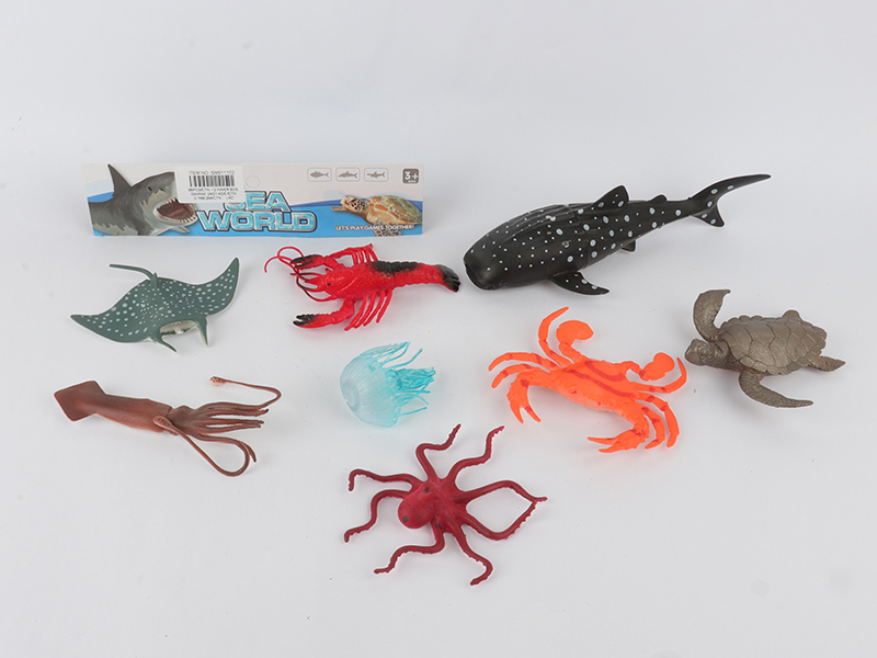 8pcs Sea Animals Set