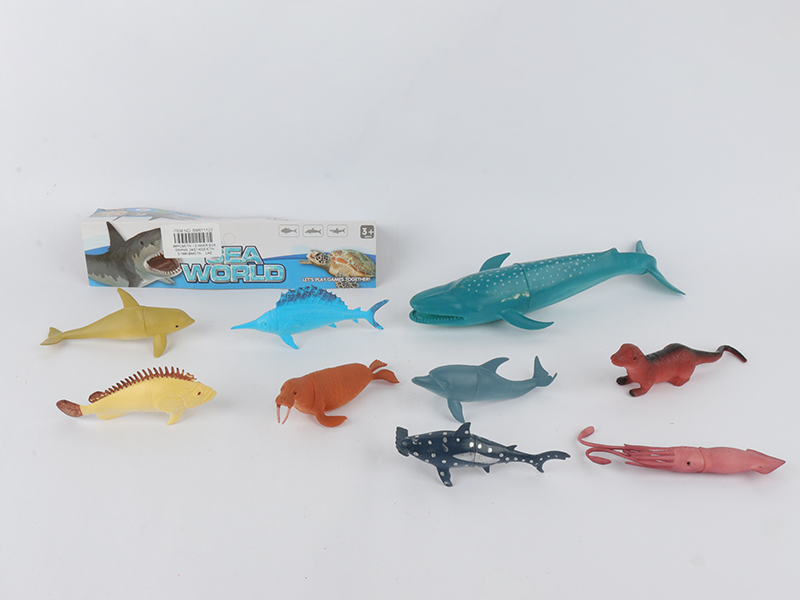 9pcs Sea Animals Set
