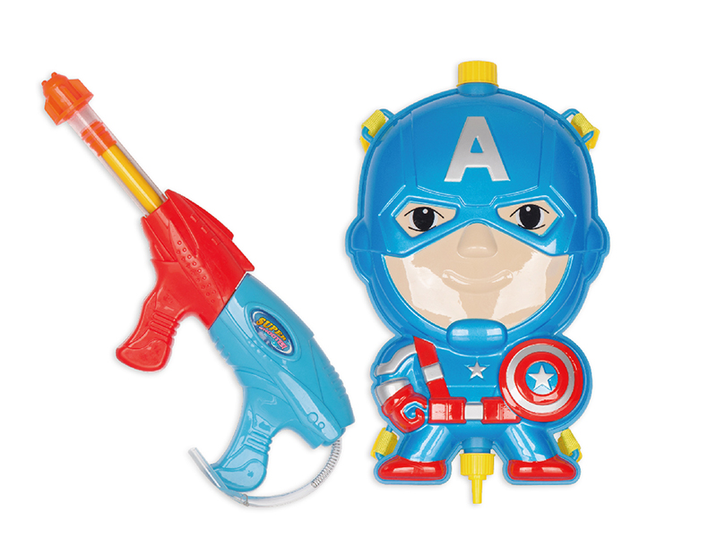 Captain America Backpack Water Gun