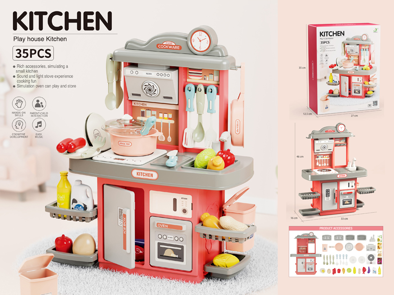 35PCS Kitchen Countertop With Light And Music(High End Version)