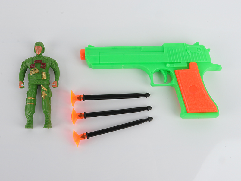 Green Needle Gun + Soldier