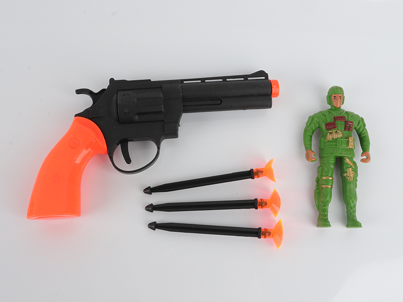 Revolver Black Needle Gun + Soldier