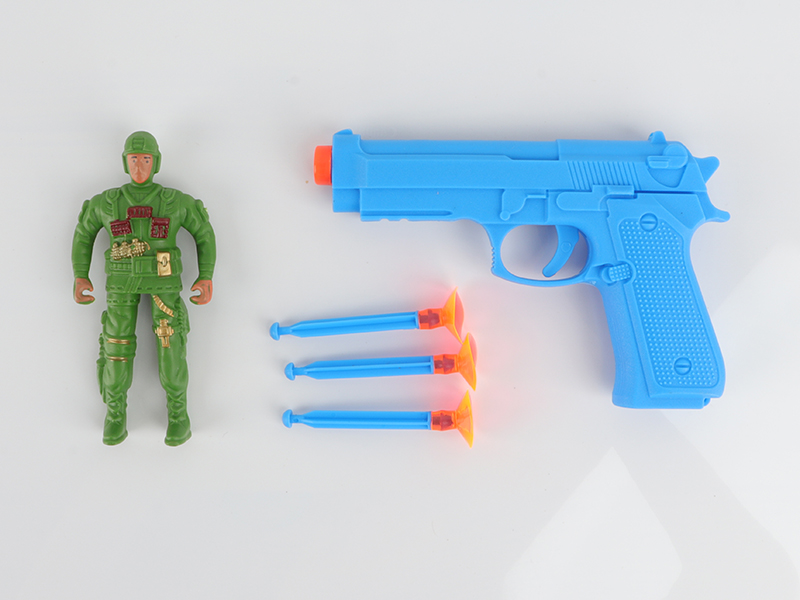 Blue Needle Gun + Soldier