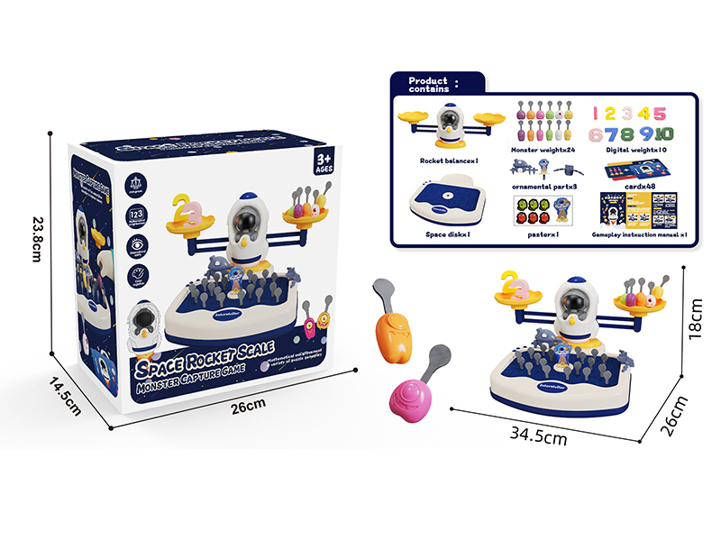 Space Rocket Scale Monster Gapture Game