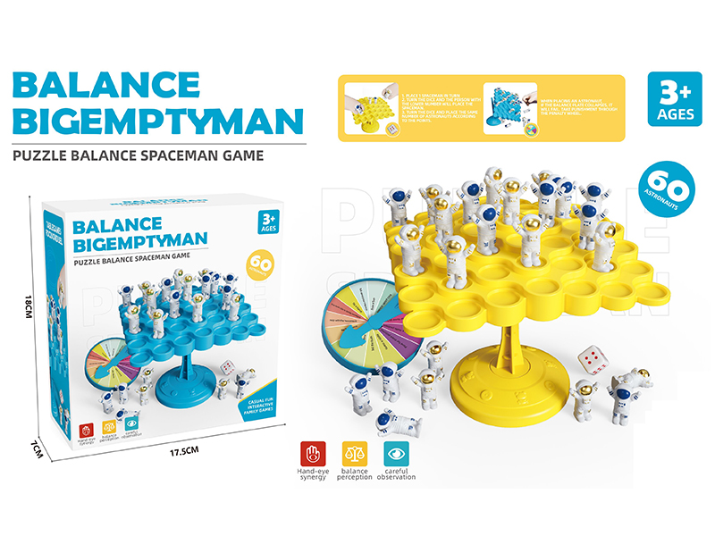 Puzzle Balance Spaceman Game
