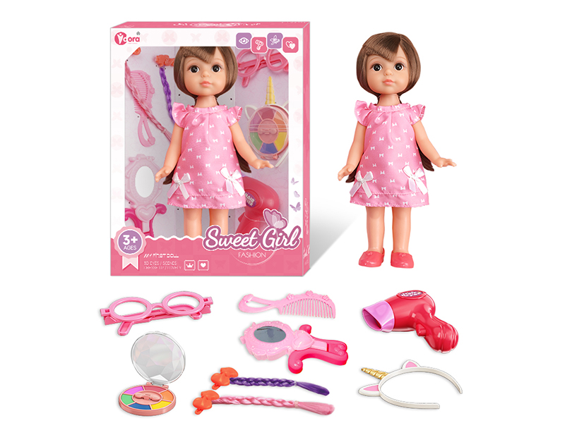 12 Inch Fashion Girl Doll Beauty Toy Set