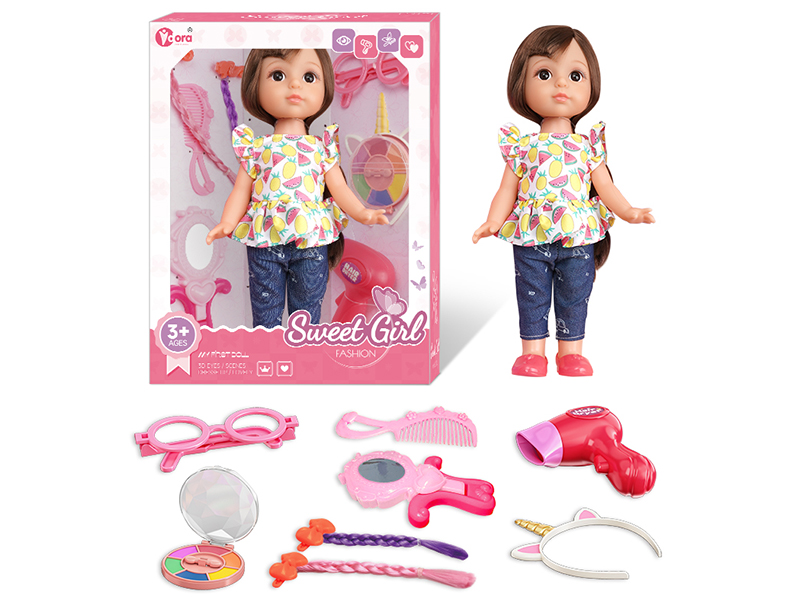 12 Inch Fashion Girl Doll Beauty Toy Set