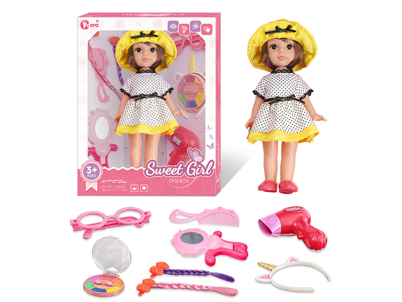 12 Inch Fashion Girl Doll Beauty Toy Set