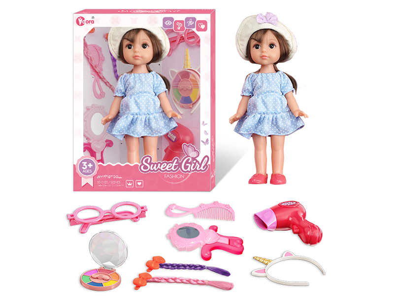 12 Inch Fashion Girl Doll Beauty Toy Set
