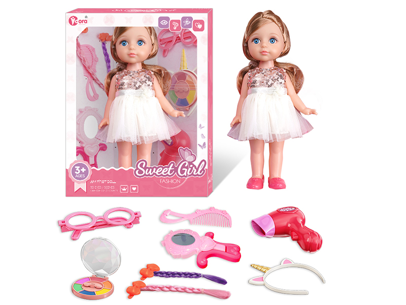 12 Inch Fashion Girl Doll Beauty Toy Set