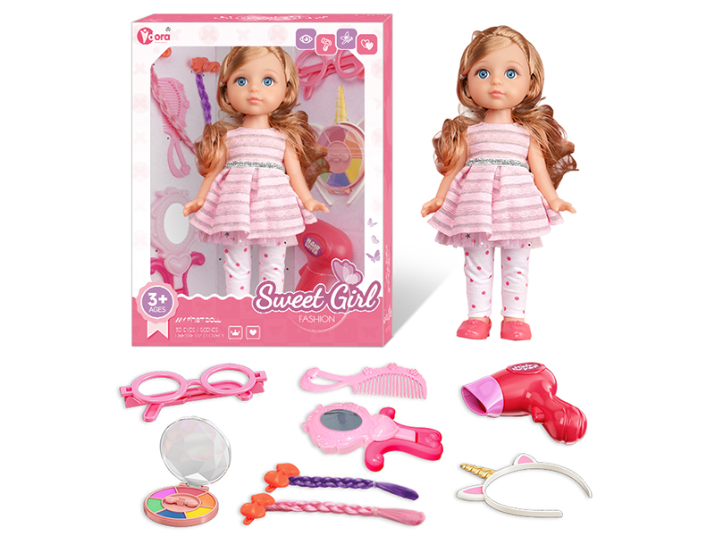 12 Inch Fashion Girl Doll Beauty Toy Set