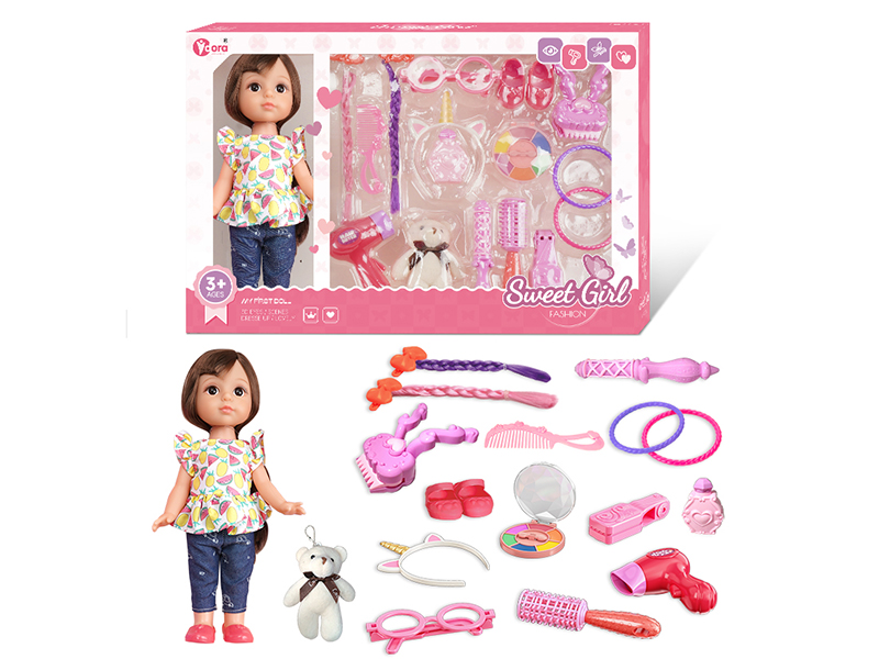 12 Inch Fashion Girl Doll Beauty Toy Set
