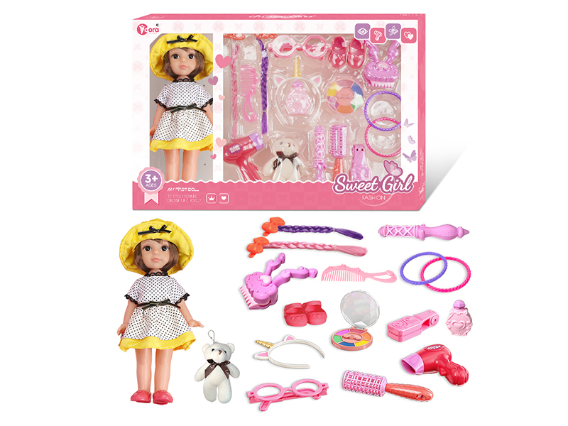 12 Inch Fashion Girl Doll Beauty Toy Set