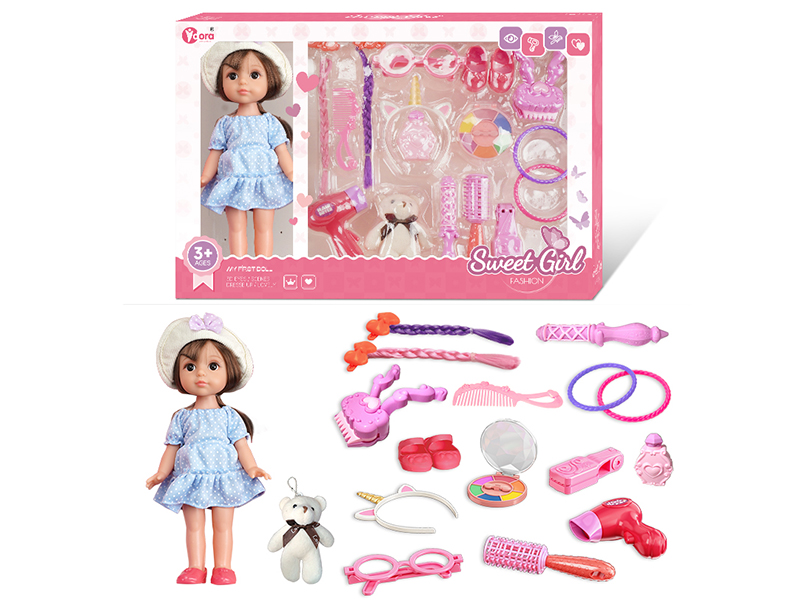 12 Inch Fashion Girl Doll Beauty Toy Set