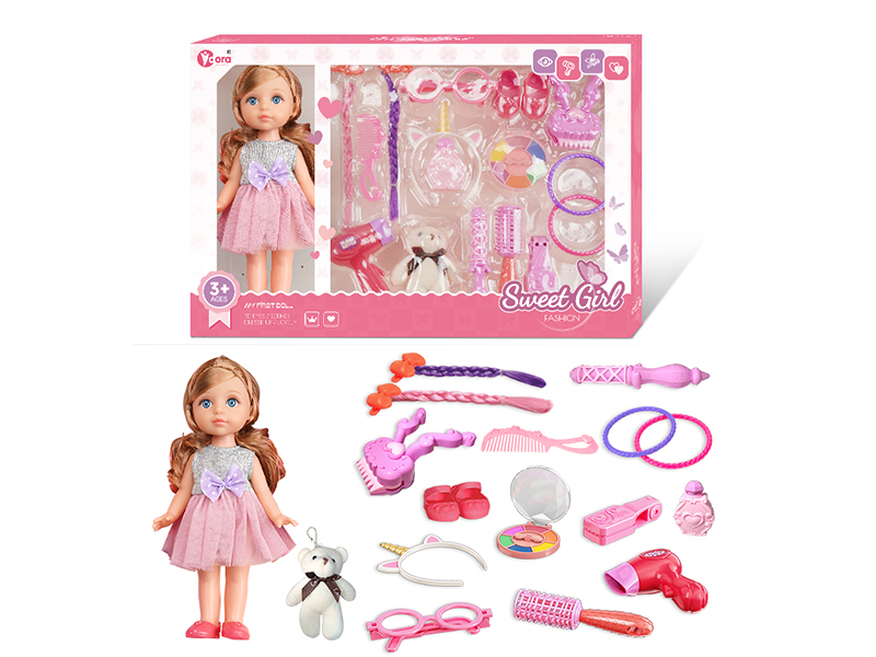 12 Inch Fashion Girl Doll Beauty Toy Set