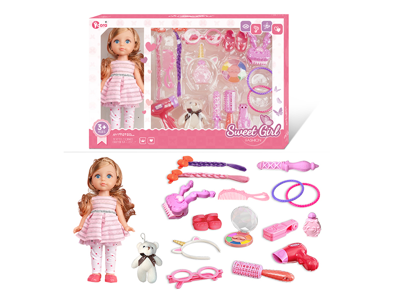 12 Inch Fashion Girl Doll Beauty Toy Set