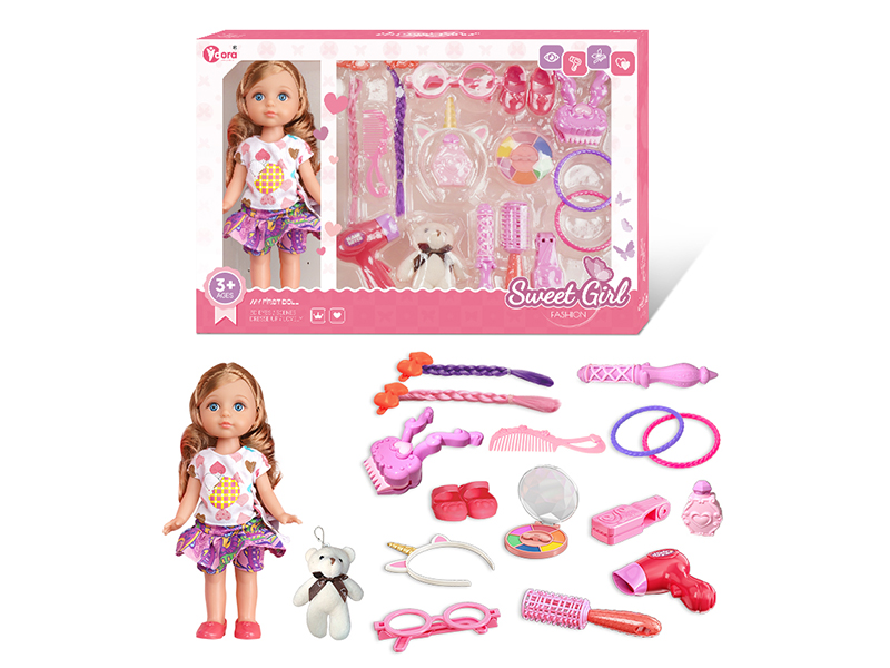 12 Inch Fashion Girl Doll Beauty Toy Set