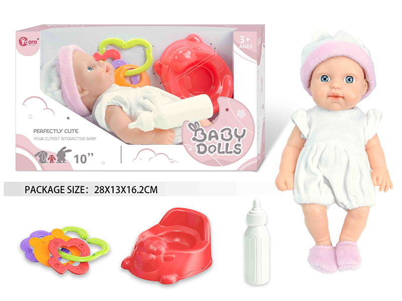 10 Inch Fully Vinyl Newborn Baby Doll