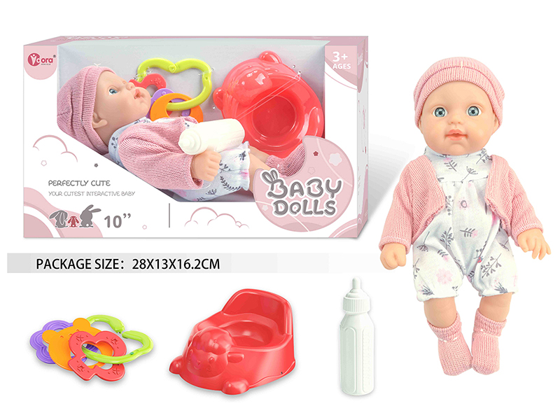 10 Inch Fully Vinyl Newborn Baby Doll