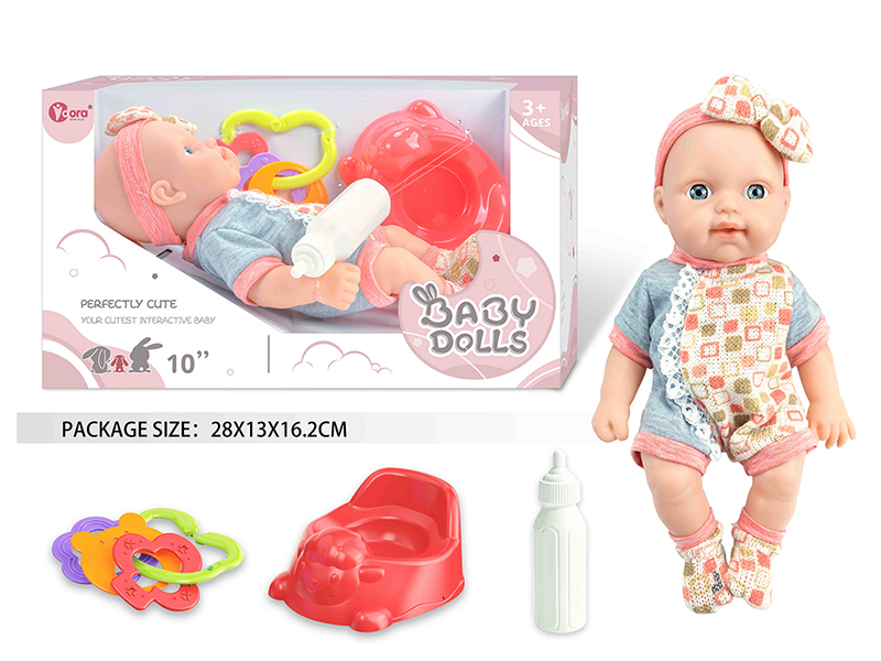 10 Inch Fully Vinyl Newborn Baby Doll