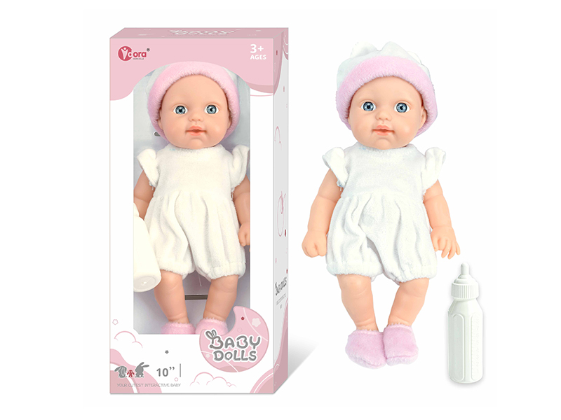 10 Inch Fully Vinyl Newborn Baby Doll