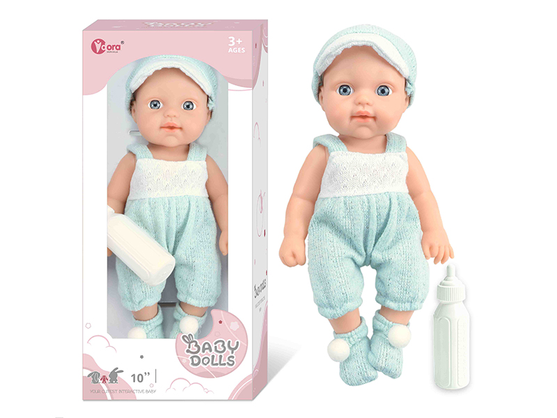 10 Inch Fully Vinyl Newborn Baby Doll