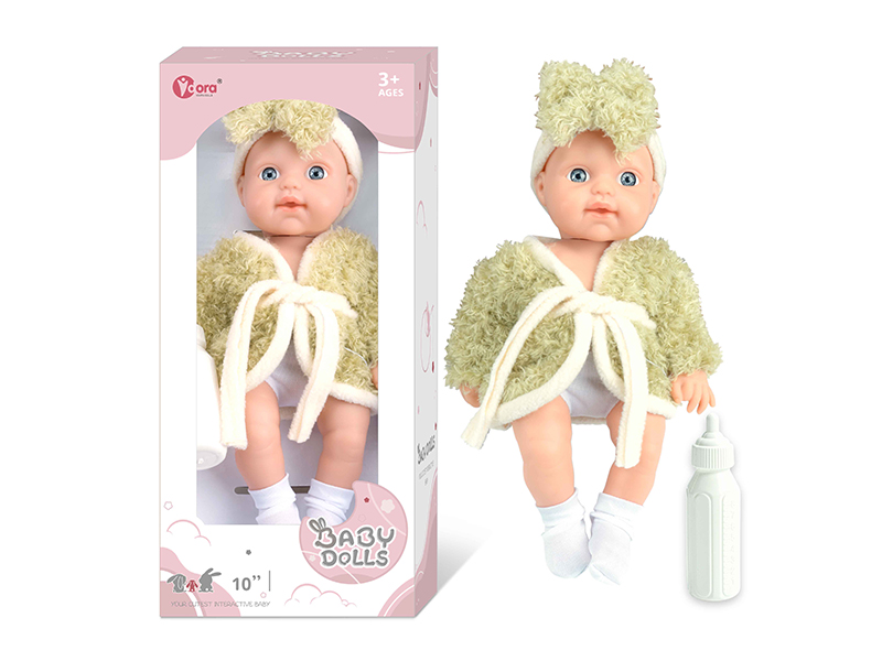 10 Inch Fully Vinyl Newborn Baby Doll