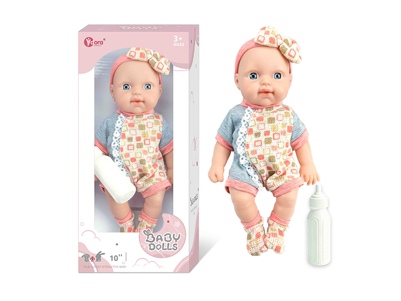 10 Inch Fully Vinyl Newborn Baby Doll