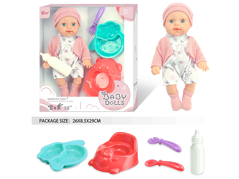 10 Inch Fully Vinyl Newborn Baby Doll