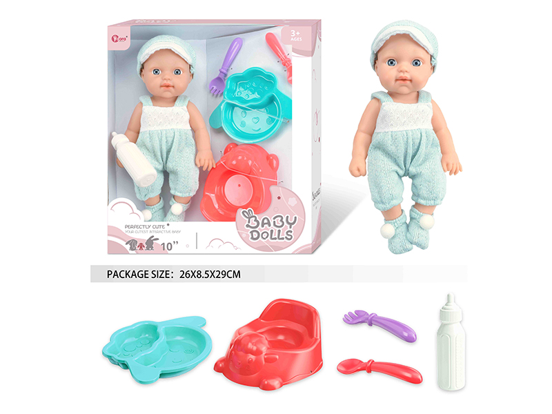 10 Inch Fully Vinyl Newborn Baby Doll
