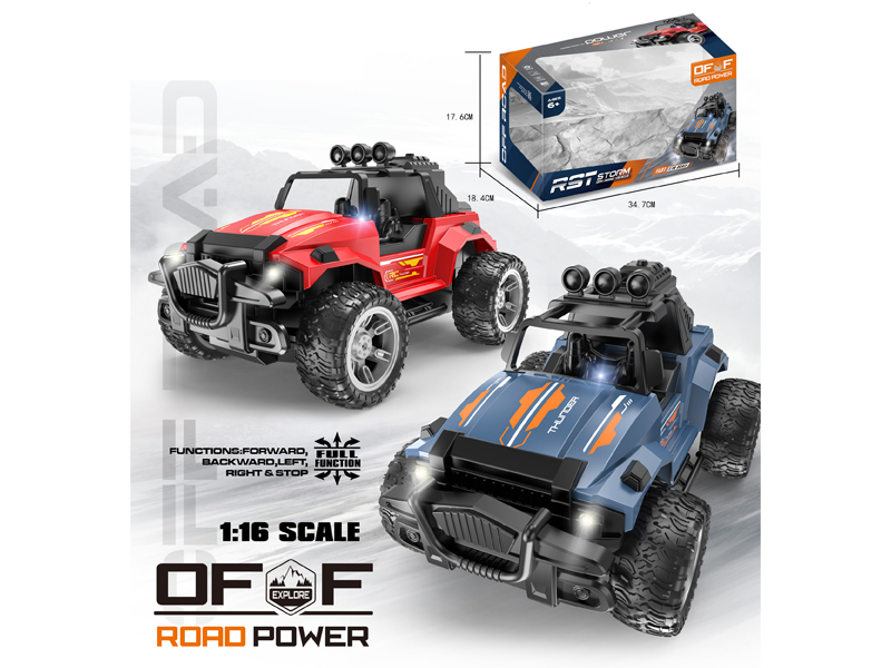 4CH R/C Simulated Wrangler Carriage With Sound And Light