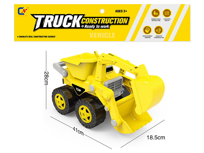 Slide Excavator + Bulldozer 2 In 1