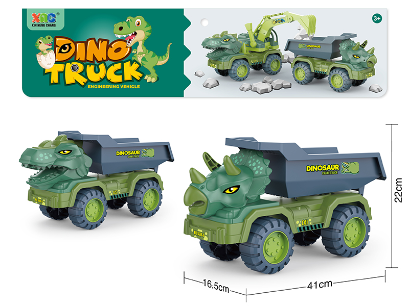 Slide Dinosaur Dump Truck