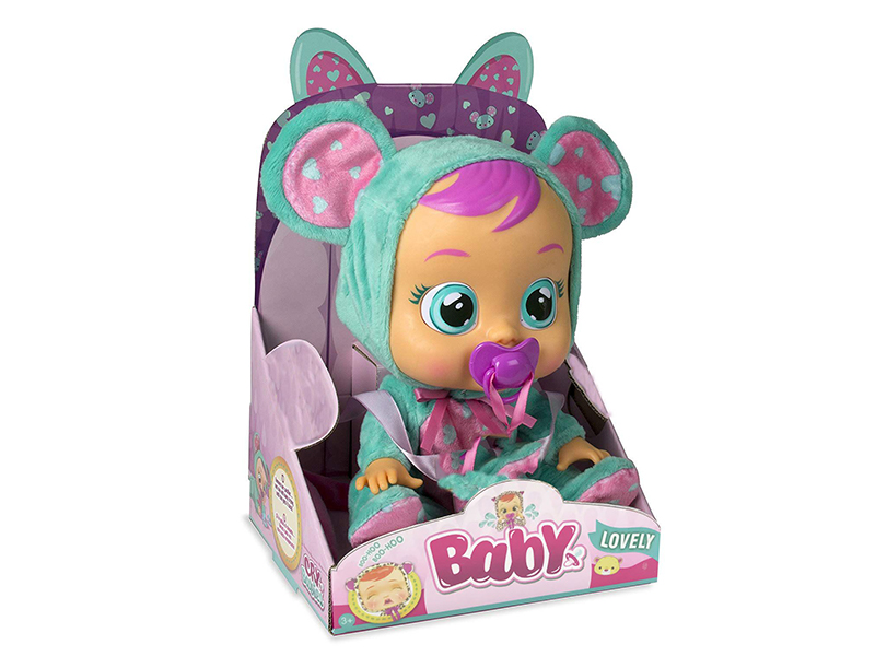 14 Inch Vinyl Crying IC Doll With Pacifier