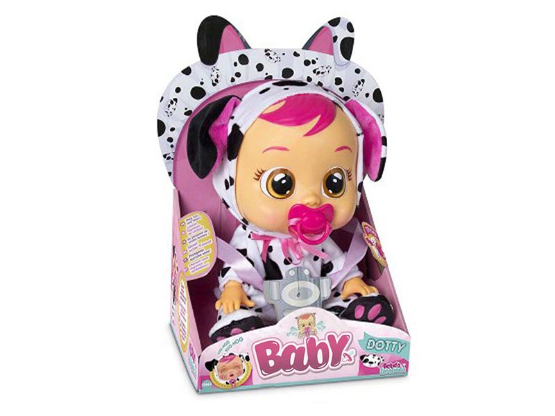 14 Inch Vinyl Crying IC Doll With Pacifier