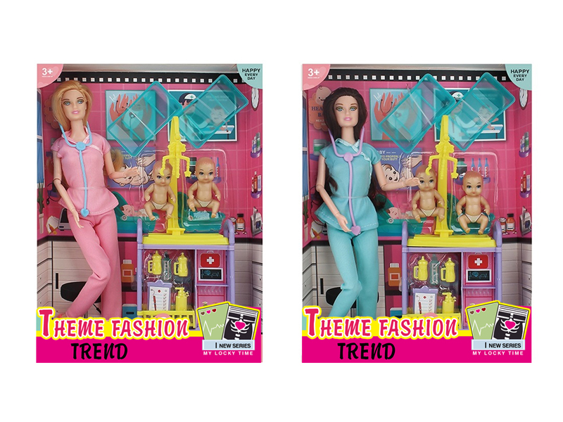 11.5-Inch 11 Joint Solid Nurse Doll Series