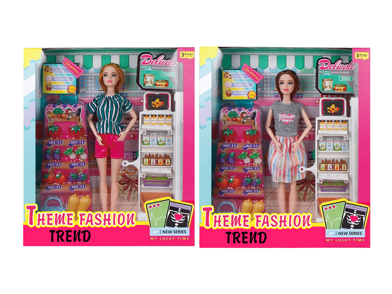 11.5-Inch 12 Joint Solid Fruit Shop Doll Series