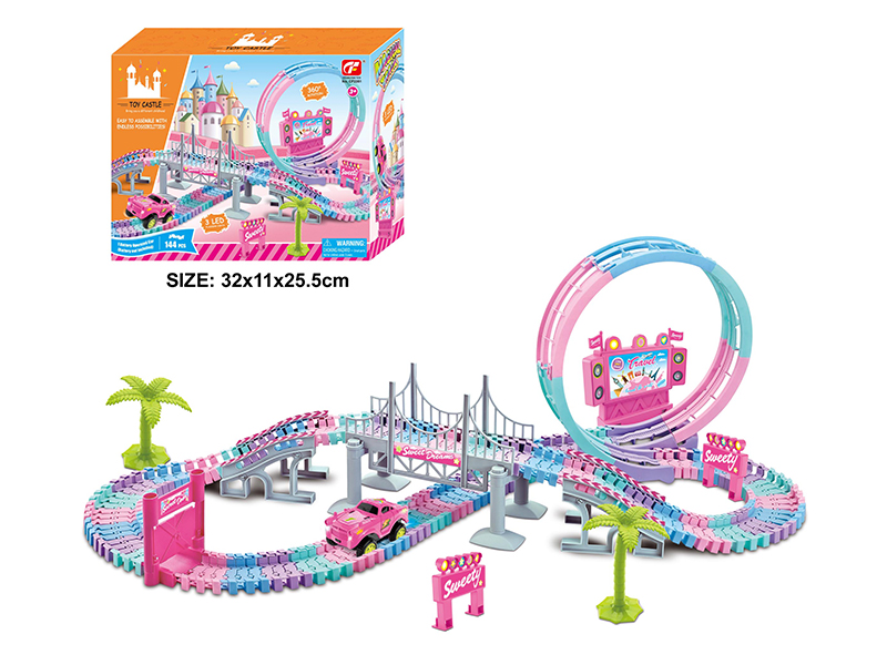 Electric Rail Car 144pcs
