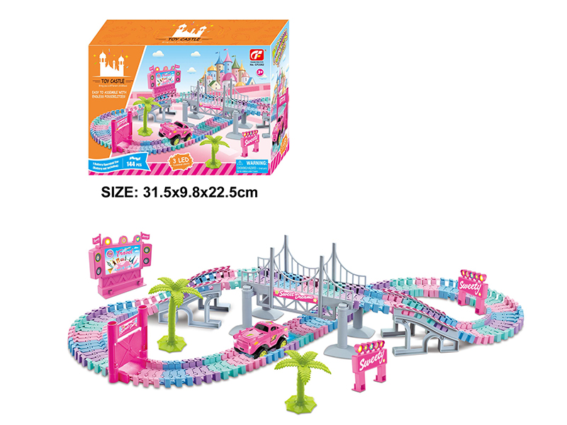 Electric Rail Car 144pcs