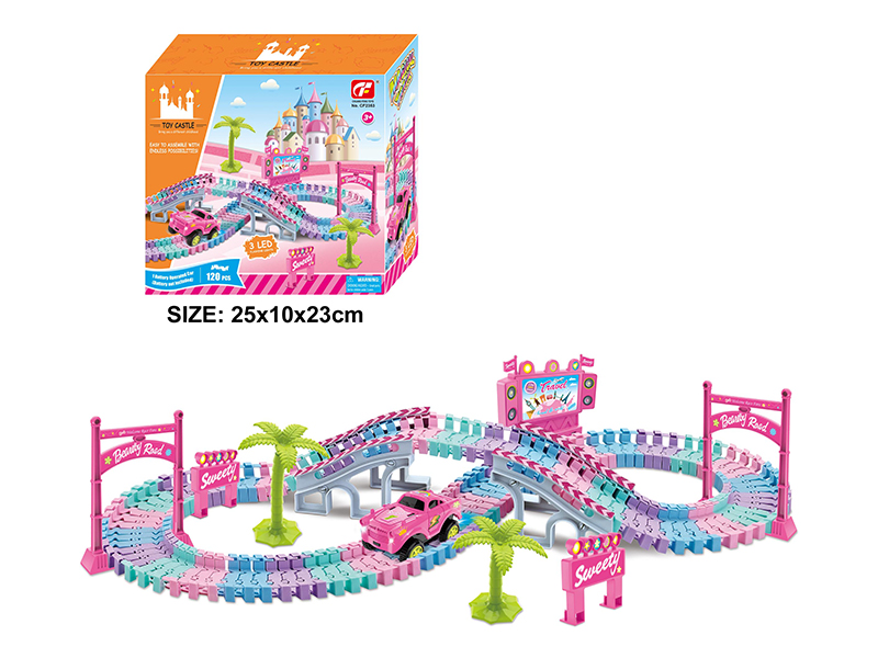 Electric Rail Car 120pcs