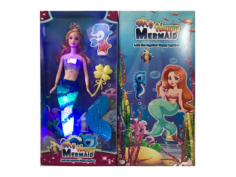 14 Inch Solid Mermaid Doll Series