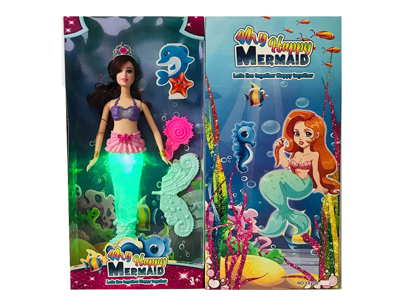 14 Inch Solid Mermaid Doll Series