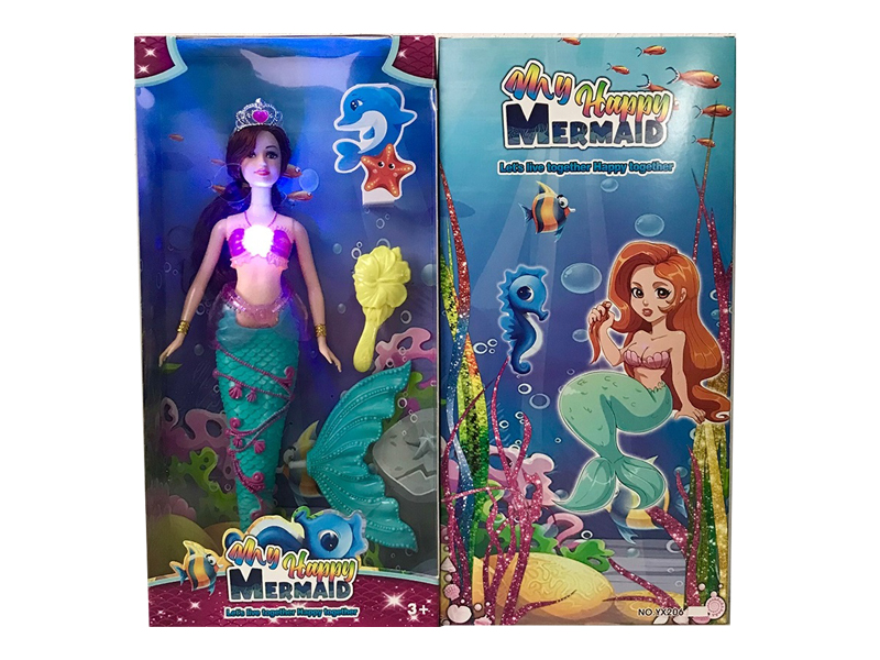 14 Inch Solid Mermaid Doll Series
