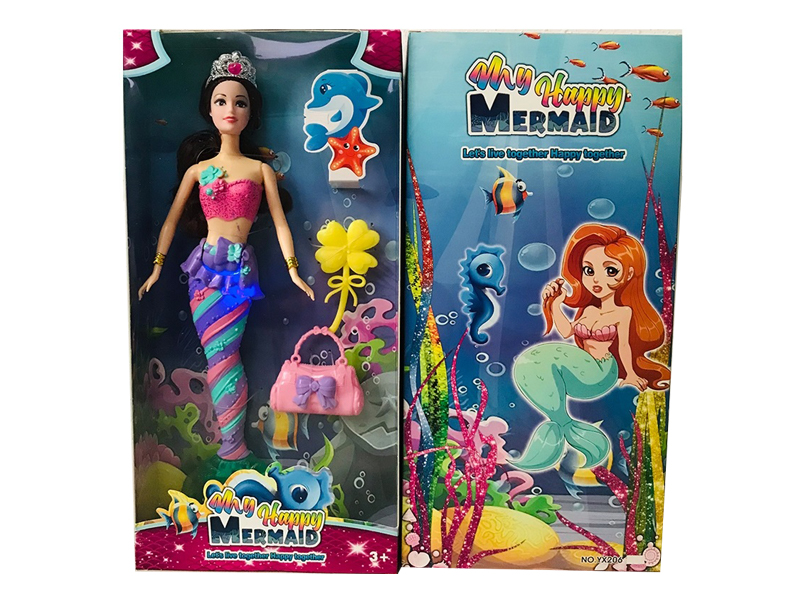 14 Inch Solid Mermaid Doll Series