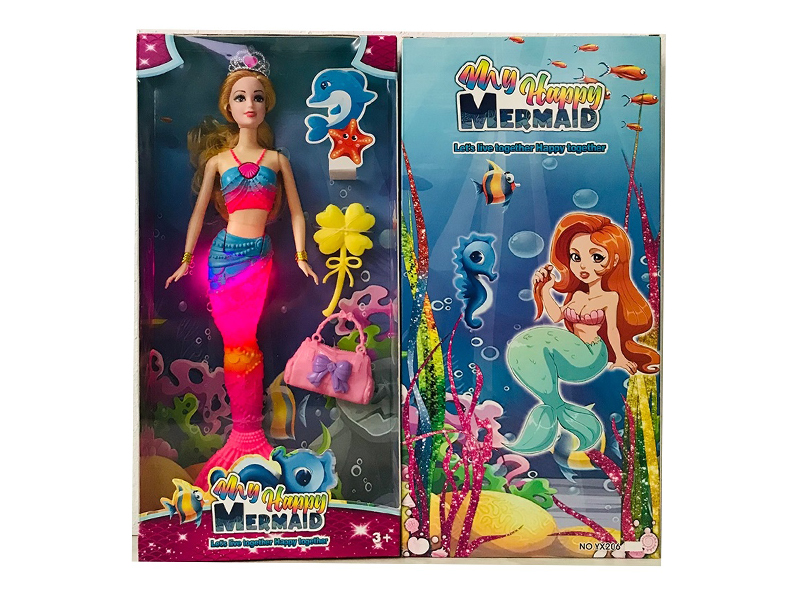 14 Inch Solid Mermaid Doll Series
